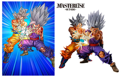 龍珠超 MASTERLISE -OUTSIDE- 孫悟空 身勝手之極意＆孫悟飯 Beast 最強親子龜波氣功 ～10th ANNIVERSARY EDITION～【V Jump 應募限定】