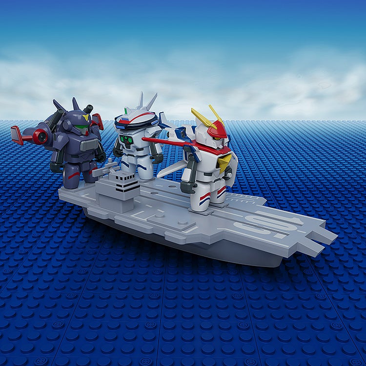 BRICKROID Dragonar-1 (Opening Theme Ver.) & Carrier Set | Metal Armor Dragonar